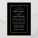 Recherche de white mariage invitations Noir et blanc