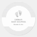 Recherche de empreintes de pas de bébé autocollants Pour elle