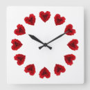 Suche nach schöne rote rose wanduhren Blüte