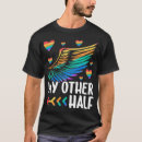 Recherche de mon autre moitié tshirts Drapeau