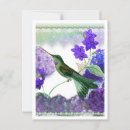 Recherche de colibris cartes postales Fleur