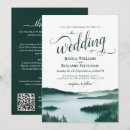 Recherche de de lac de montagne mariage invitations Élégant
