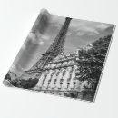 Recherche de paris france papier cadeau Blanc