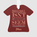 Recherche de joueur de baseball ornements Entraîneur
