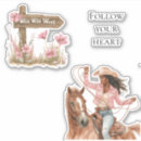Suche nach rosa pferd aufkleber Cowgirl