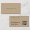 Recherche de couleur naturelle cartes visite Élégant