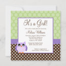 Suche nach lila eule einladungen Babyparty
