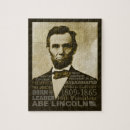 Recherche de de lincoln puzzles Les etats unis