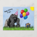 Recherche de singe gorille vœux cartes Humour
