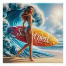 Suche nach surfer girl poster Strandleben