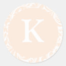 Recherche de initiale de k autocollants Mariée