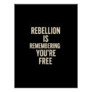 Recherche de rébellion posters Liberté