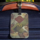 Recherche de feuille tropicale bagages étiquettes Boho