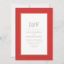 Recherche de rouge orange mariage invitations Moderne
