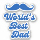 Recherche de moustache bleue autocollants Fête des pères