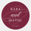 Recherche de vins autocollants Typographie