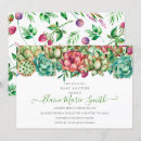 Recherche de succulent baby shower invitations Élégant