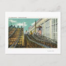 Recherche de rollercoaster cartes postales Île