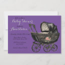 Recherche de stroller baby shower invitations Élégant