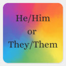 Recherche de pronoun autocollants Genre