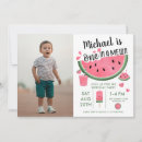 Recherche de summer 1ans anniversaire invitations Un dans un melon