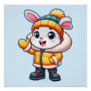 Recherche de lapin mignon posters Hiver