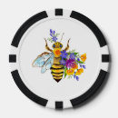Recherche de abeille jetons poker Fleurs