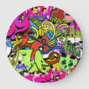 Recherche de motif fou horloges Illustration