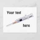 Recherche de seringue cartes postales Infirmière