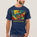 Recherche de spirale bleue tshirts Abstrait