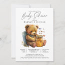 Recherche de little bear baby shower invitations Moderne