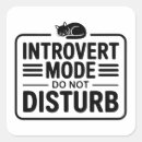 Recherche de anti social autocollants Introverti