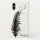 Recherche de oiseau en vol iphone coques Plumes