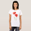 Suche nach rote mohnblumen tshirts Für sie