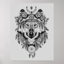 Recherche de loup indien posters Animal