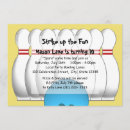 Recherche de goupilles de bowling invitations Boule