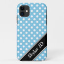 Recherche de bleu de point iphone coques Personnalisation