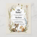 Recherche de woodland creatures invitations Mother to be