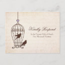 Recherche de cage oiseaux vintage invitations Élégant