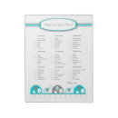 Suche nach baby shower notizblock Elefant