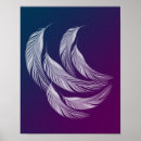 Suche nach abstract bird poster White