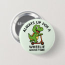 Recherche de dinosaure drôle badges Coloré