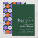 Recherche de fleurs stylisées invitations Rétro