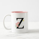 Recherche de z lettre tasses Aquarelle