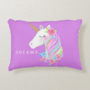 Recherche de licorne magique coussins Fille