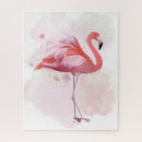 Recherche de flamant rose puzzles Tropical