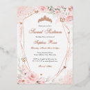 Recherche de butterfly 16ans anniversaire invitations Rose