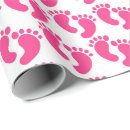 Recherche de pieds bébé papier cadeau Motif
