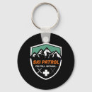 Recherche de patrouille porteclés Ski