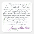 Suche nach jane austen aufkleber Zitat